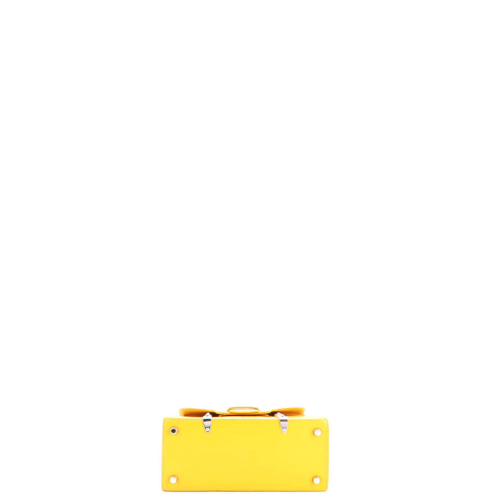 Goyard Mini Structured Saigon Top Handle Bag Coated Canvas with Leather - Picture 4 of 5